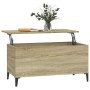 Sonoma Eiche Sperrholz Couchtisch 90x44,5x45 cm von vidaXL, Couchtisch - Ref: Foro24-819591, Preis: 68,03 €, Rabatt: %
