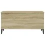 Oak Sonoma plywood coffee table 90x44.5x45 cm by vidaXL, Coffee table - Ref: Foro24-819591, Price: 67,09 €, Discount: %