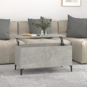 Couchtisch aus betongrauem Sperrholz, 90 x 44,5 x 45 cm von vidaXL, Couchtisch - Ref: Foro24-819592, Preis: 70,91 €, Rabatt: %