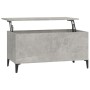 Concrete gray plywood coffee table 90x44.5x45 cm by vidaXL, Coffee table - Ref: Foro24-819592, Price: 70,91 €, Discount: %