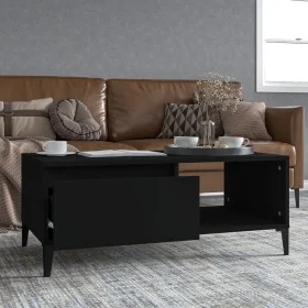 Couchtisch schwarz Sperrholz 90x50x36,5 cm von vidaXL, Couchtisch - Ref: Foro24-821053, Preis: 57,35 €, Rabatt: %
