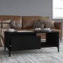 Mesa de centro madera contrachapada negro 90x50x36,5 cm de vidaXL, Mesas de centro - Ref: Foro24-821053, Precio: 57,83 €, Des...