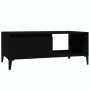 Mesa de centro madera contrachapada negro 90x50x36,5 cm de vidaXL, Mesas de centro - Ref: Foro24-821053, Precio: 57,83 €, Des...
