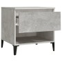 Mesas auxiliares 2 uds contrachapada gris hormigón 50x46x50 cm de vidaXL, Mesas auxiliares - Ref: Foro24-819557, Precio: 89,1...