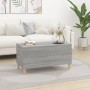 Mesa de centro madera contrachapada gris Sonoma 90x44,5x45 cm de vidaXL, Mesas de centro - Ref: Foro24-819586, Precio: 65,61 €