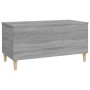 Mesa de centro madera contrachapada gris Sonoma 90x44,5x45 cm de vidaXL, Mesas de centro - Ref: Foro24-819586, Precio: 65,61 €