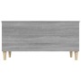 Mesa de centro madera contrachapada gris Sonoma 90x44,5x45 cm de vidaXL, Mesas de centro - Ref: Foro24-819586, Precio: 65,61 €