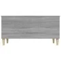 Sonoma gray plywood coffee table 90x44.5x45 cm by vidaXL, Coffee table - Ref: Foro24-819586, Price: 65,18 €, Discount: %