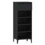 Schwarzer Schuhschrank aus Sperrholz, 40 x 36 x 105 cm von vidaXL, Schuhregale und Schuhorganisatoren - Ref: Foro24-819781, P...