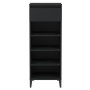 Black plywood shoe cabinet 40x36x105 cm by vidaXL, Shoe racks and shoe organizers - Ref: Foro24-819781, Price: 80,59 €, Disco...