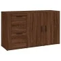 Sideboard aus braunem Eichensperrholz, 100 x 33 x 59,5 cm von vidaXL, Sideboards - Ref: Foro24-821003, Preis: 104,41 €, Rabat...