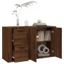 Sideboard aus braunem Eichensperrholz, 100 x 33 x 59,5 cm von vidaXL, Sideboards - Ref: Foro24-821003, Preis: 104,41 €, Rabat...