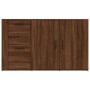 Oak brown plywood sideboard 100x33x59.5 cm by vidaXL, Sideboards - Ref: Foro24-821003, Price: 106,00 €, Discount: %