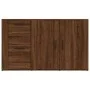 Sideboard aus braunem Eichensperrholz, 100 x 33 x 59,5 cm von vidaXL, Sideboards - Ref: Foro24-821003, Preis: 104,41 €, Rabat...