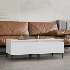 Mesas auxiliares 2 uds madera contrachapada blanco 50x46x35 cm de vidaXL, Mesas auxiliares - Ref: Foro24-819517, Precio: 59,0...