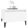 Beistelltische 2 Stück aus weißem Sperrholz 50x46x35 cm von vidaXL, Seitentische - Ref: Foro24-819517, Preis: 59,60 €, Rabatt: %