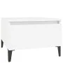Mesas auxiliares 2 uds madera contrachapada blanco 50x46x35 cm de vidaXL, Mesas auxiliares - Ref: Foro24-819517, Precio: 59,0...