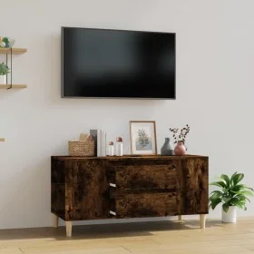 TV-Ständer aus geräuchertem Eichensperrholz 102x44,5x50 cm von vidaXL, TV-Möbel - Ref: Foro24-819601, Preis: 70,01 €, Rabatt: %