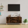 Mueble de TV madera contrachapada roble ahumado 102x44,5x50 cm de vidaXL, Muebles TV - Ref: Foro24-819601, Precio: 71,85 €, D...