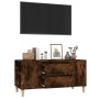 Mueble de TV madera contrachapada roble ahumado 102x44,5x50 cm de vidaXL, Muebles TV - Ref: Foro24-819601, Precio: 71,85 €, D...