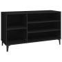 Mueble zapatero madera contrachapada negro 102x36x60 cm by vidaXL, Shoe racks and shoe organizers - Ref: Foro24-819749, Price...