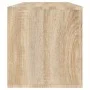 Wandschuhregal aus Sonoma-Eichensperrholz, 100 x 35 x 38 cm von vidaXL, Schuhregale und Schuhorganisatoren - Ref: Foro24-8210...