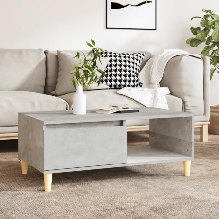 Couchtisch aus betongrauem Sperrholz, 90 x 50 x 36,5 cm von vidaXL, Couchtisch - Ref: Foro24-821048, Preis: 66,17 €, Rabatt: %