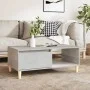 Couchtisch aus betongrauem Sperrholz, 90 x 50 x 36,5 cm von vidaXL, Couchtisch - Ref: Foro24-821048, Preis: 65,42 €, Rabatt: %