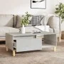 Couchtisch aus betongrauem Sperrholz, 90 x 50 x 36,5 cm von vidaXL, Couchtisch - Ref: Foro24-821048, Preis: 65,42 €, Rabatt: %