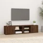 TV-Schrank 2 Einheiten braunes Eichensperrholz 80x31,5x36cm von vidaXL, TV-Möbel - Ref: Foro24-819451, Preis: 79,01 €, Rabatt: %