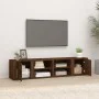 TV-Schrank 2 Einheiten braunes Eichensperrholz 80x31,5x36cm von vidaXL, TV-Möbel - Ref: Foro24-819451, Preis: 79,01 €, Rabatt: %