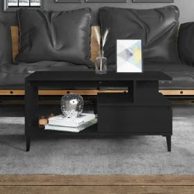 Black plywood coffee table 90x49x45 cm by vidaXL, Coffee table - Ref: Foro24-819621, Price: 92,11 €, Discount: %