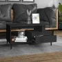 Couchtisch aus schwarzem Sperrholz, 90 x 49 x 45 cm von vidaXL, Couchtisch - Ref: Foro24-819621, Preis: 92,11 €, Rabatt: %