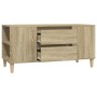 TV-Schrank aus Sonoma-Eichensperrholz, 102 x 44,5 x 50 cm von vidaXL, TV-Möbel - Ref: Foro24-819599, Preis: 82,66 €, Rabatt: %