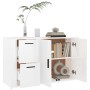 Hochglanzweißes Sperrholz-Sideboard 100 x 33 x 59,5 cm von vidaXL, Sideboards - Ref: Foro24-820998, Preis: 105,27 €, Rabatt: %