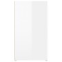Hochglanzweißes Sperrholz-Sideboard 100 x 33 x 59,5 cm von vidaXL, Sideboards - Ref: Foro24-820998, Preis: 105,27 €, Rabatt: %