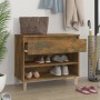 Schuhschrank aus geräucherter Eichen-Sperrholz 70x36x60 cm. von vidaXL, Schuhregale und Schuhorganisatoren - Ref: Foro24-8197...