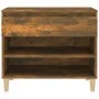 Schuhschrank aus geräucherter Eichen-Sperrholz 70x36x60 cm. von vidaXL, Schuhregale und Schuhorganisatoren - Ref: Foro24-8197...