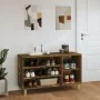 Mueble zapatero madera contrachapada roble ahumado 102x36x60 cm de vidaXL, Zapateros y organizadores de calzado - Ref: Foro24...
