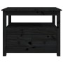 Solid black pine wood coffee table 71x49x55 cm by vidaXL, Coffee table - Ref: Foro24-820940, Price: 104,73 €, Discount: %
