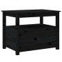 Solid black pine wood coffee table 71x49x55 cm by vidaXL, Coffee table - Ref: Foro24-820940, Price: 104,73 €, Discount: %