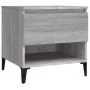 Sonoma gray plywood side table 50x46x50 cm by vidaXL, Side tables - Ref: Foro24-819560, Price: 46,92 €, Discount: %