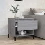 Sonoma gray plywood side table 50x46x50 cm by vidaXL, Side tables - Ref: Foro24-819560, Price: 46,92 €, Discount: %