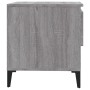 Mesa auxiliar de madera contrachapada gris Sonoma 50x46x50 cm de vidaXL, Mesas auxiliares - Ref: Foro24-819560, Precio: 47,37...