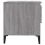 Sonoma gray plywood side table 50x46x50 cm by vidaXL, Side tables - Ref: Foro24-819560, Price: 46,92 €, Discount: %