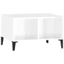 Couchtisch aus glänzend weißem Sperrholz, 60 x 50 x 36,5 cm von vidaXL, Couchtisch - Ref: Foro24-821038, Preis: 35,54 €, Raba...