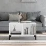 Glossy white plywood coffee table 60x50x36.5 cm by vidaXL, Coffee table - Ref: Foro24-821038, Price: 35,54 €, Discount: %