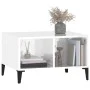 Couchtisch aus glänzend weißem Sperrholz, 60 x 50 x 36,5 cm von vidaXL, Couchtisch - Ref: Foro24-821038, Preis: 35,54 €, Raba...