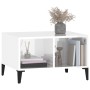 Couchtisch aus glänzend weißem Sperrholz, 60 x 50 x 36,5 cm von vidaXL, Couchtisch - Ref: Foro24-821038, Preis: 35,54 €, Raba...