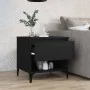 Black plywood side table 50x46x50 cm by vidaXL, Side tables - Ref: Foro24-819550, Price: 55,01 €, Discount: %
